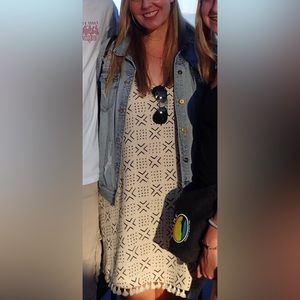 Madewell cotton gauze printed dress